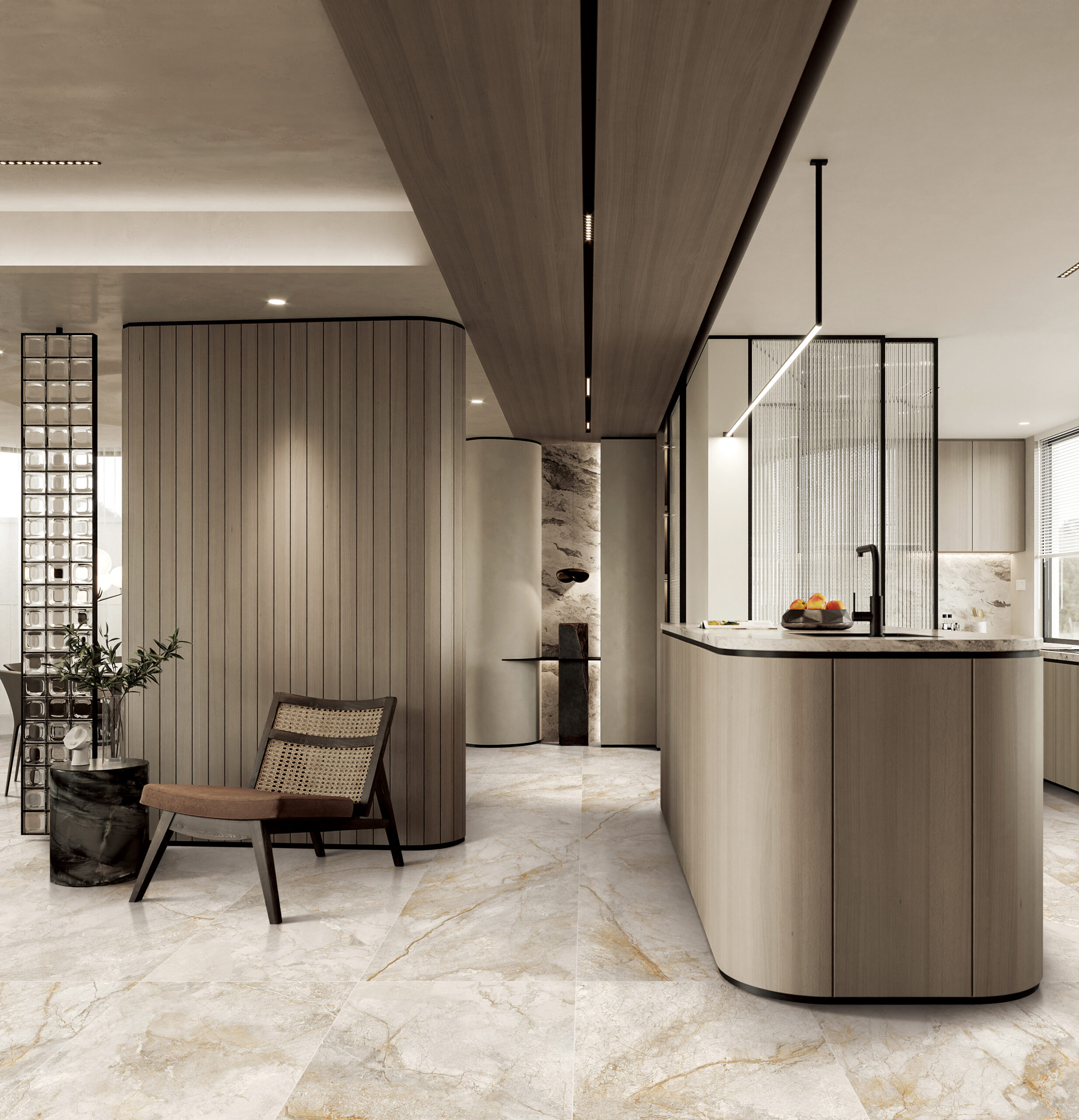 Tomah Beige Matt Rectified Porcelain Tile 2649