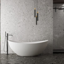 Antic Pietra White Terrazzo Look Spanish Porcelain Tile 2654