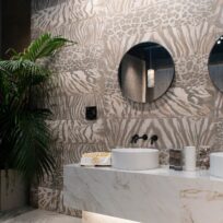 Roberto Cavalli TWS Sicily Light Animal Print Decor Italian Rectified Porcelain Tile 2760