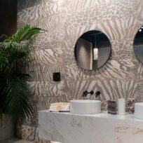 Roberto Cavalli TWS Freedom Light Animal Print Decor Italian Rectified Porcelain Tile 2762