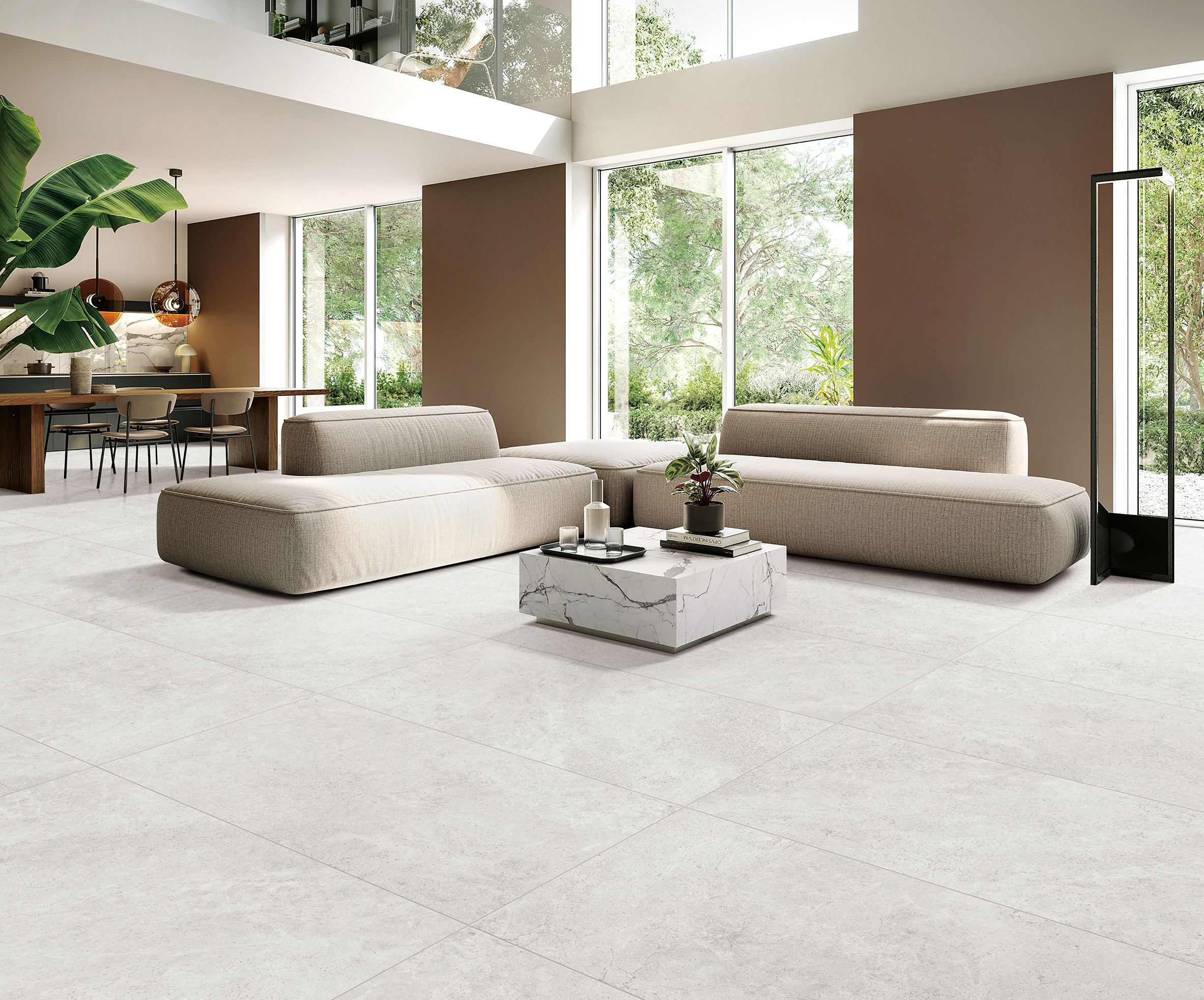 Mineral White Antislip Rectified Porcelain Tile 2569
