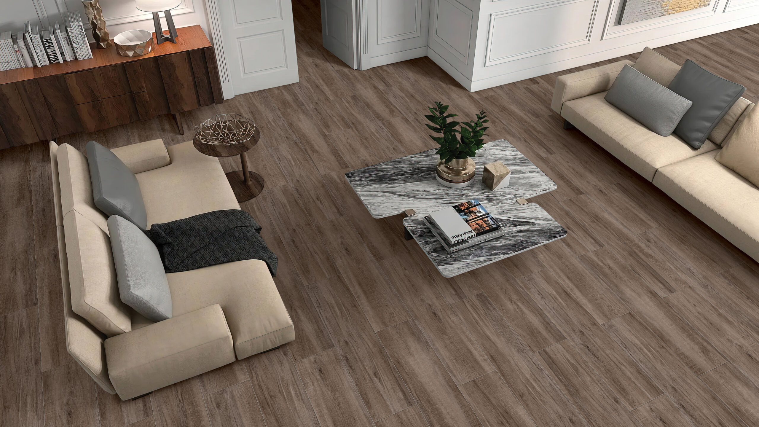 Majestic Noce Timber Look Matt Rectified Porcelain Tile 2823
