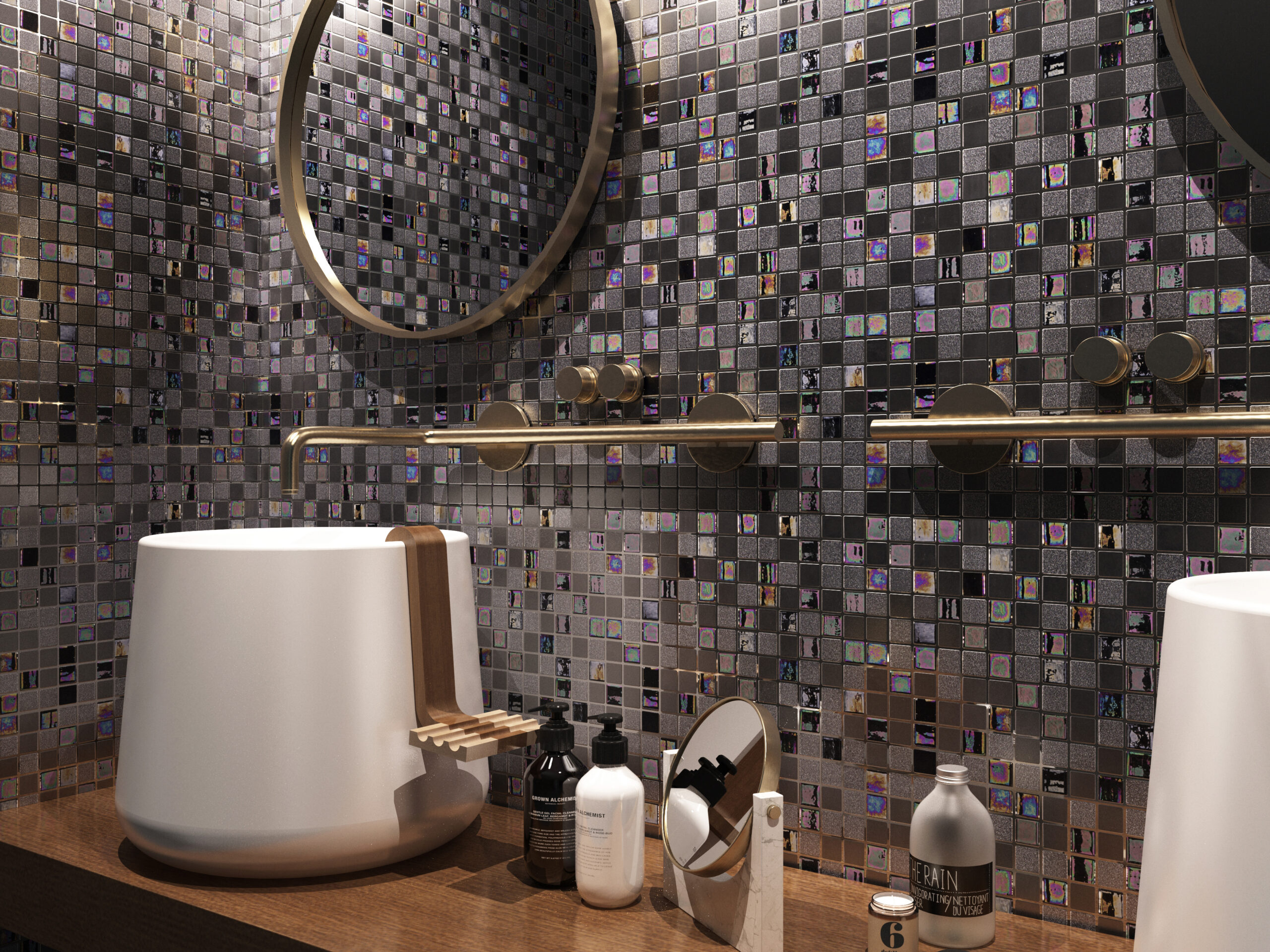 Tokyo Abalone Spanish Polyurethane Cord Pool-Mosaic 7785