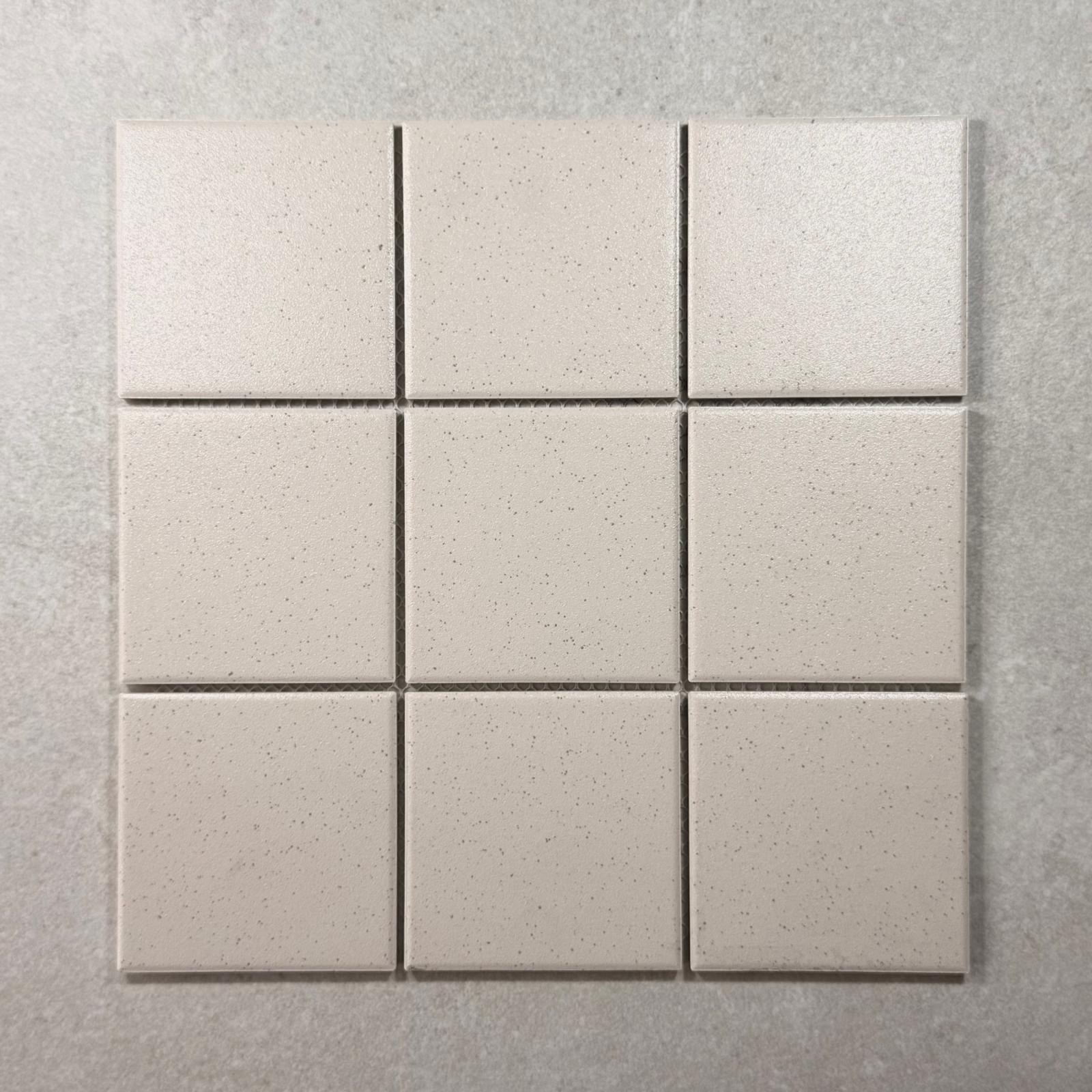 Square Manta White Matt Porcelain Mosaic 7787