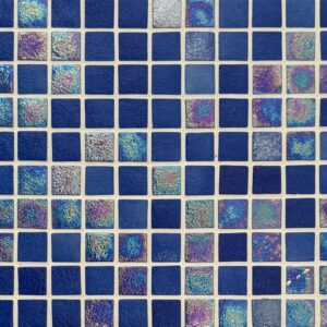 Cronulla Jazz Blue Recycled Glass Pool Mosaic 7824