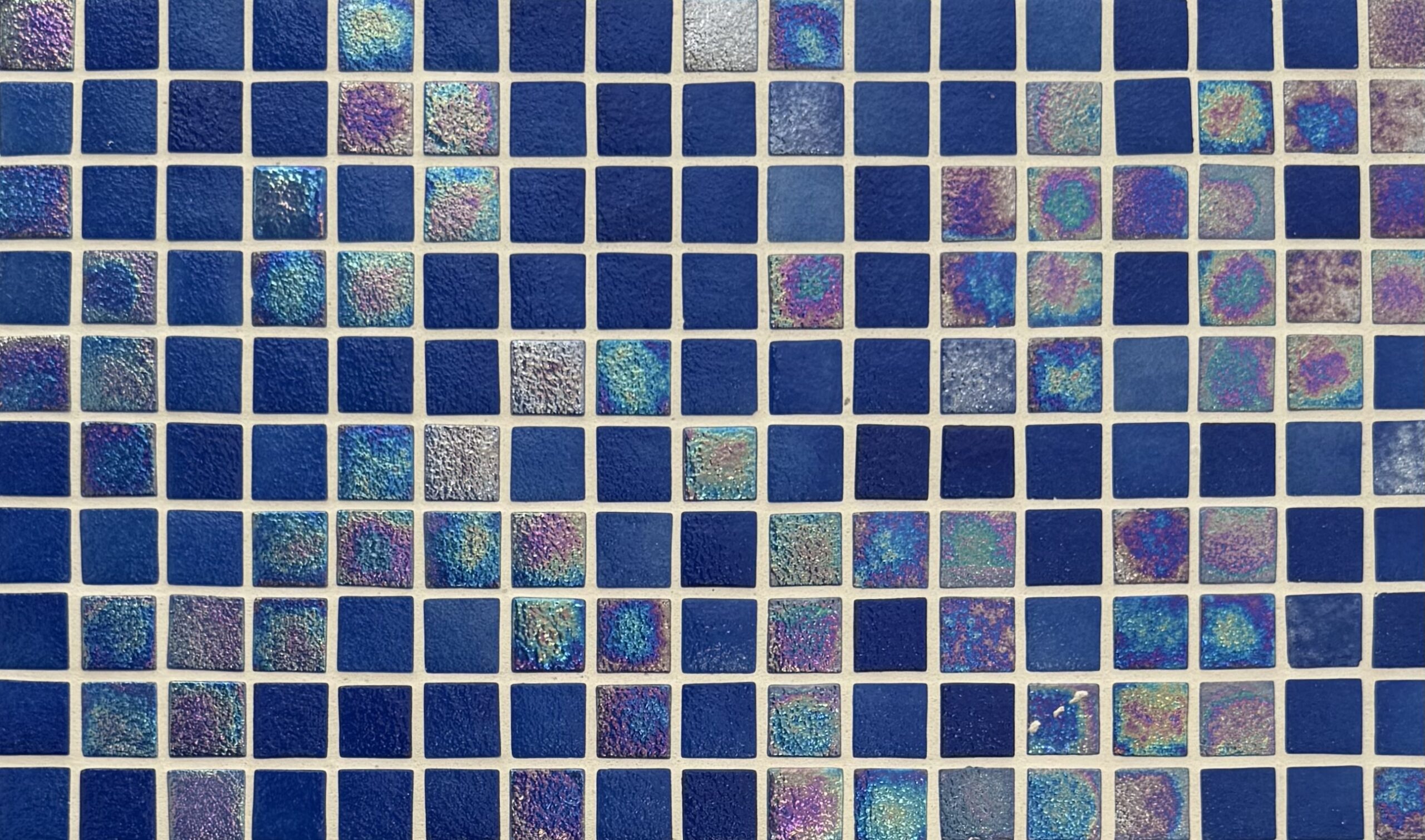 Cronulla Jazz Blue Recycled Glass Pool Mosaic 7824