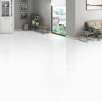 White Glazed Polished Rectified Porcelain Tile 4769