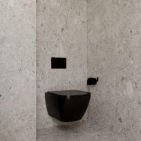 Grey Terrazzo Stone Look Matt Rectified Porcelain Tile 2853