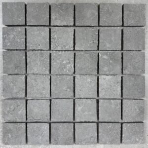 7850 Limestone Grigio Square Mosaic Tile