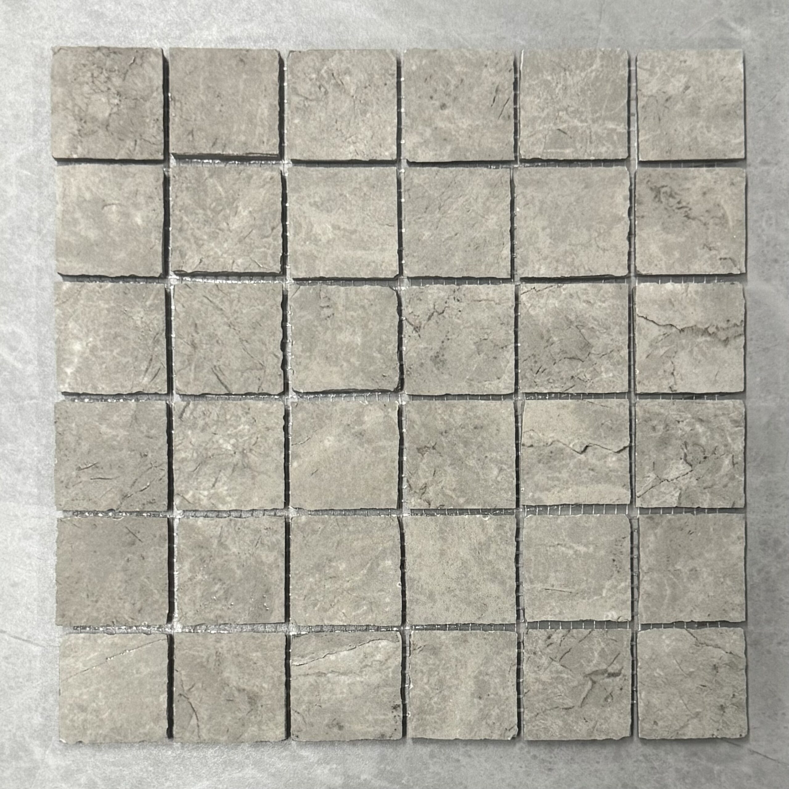 Willow Grigio Square Tech Finish Porcelain Mosaic 7854