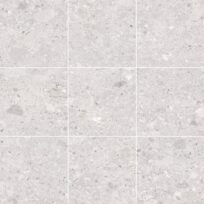 Grey Terrazzo Stone Look Matt Rectified Porcelain Tile 2853
