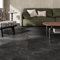 Vatican Dark Grey Marble Look Matt Rectified Porcelain Tile 2900