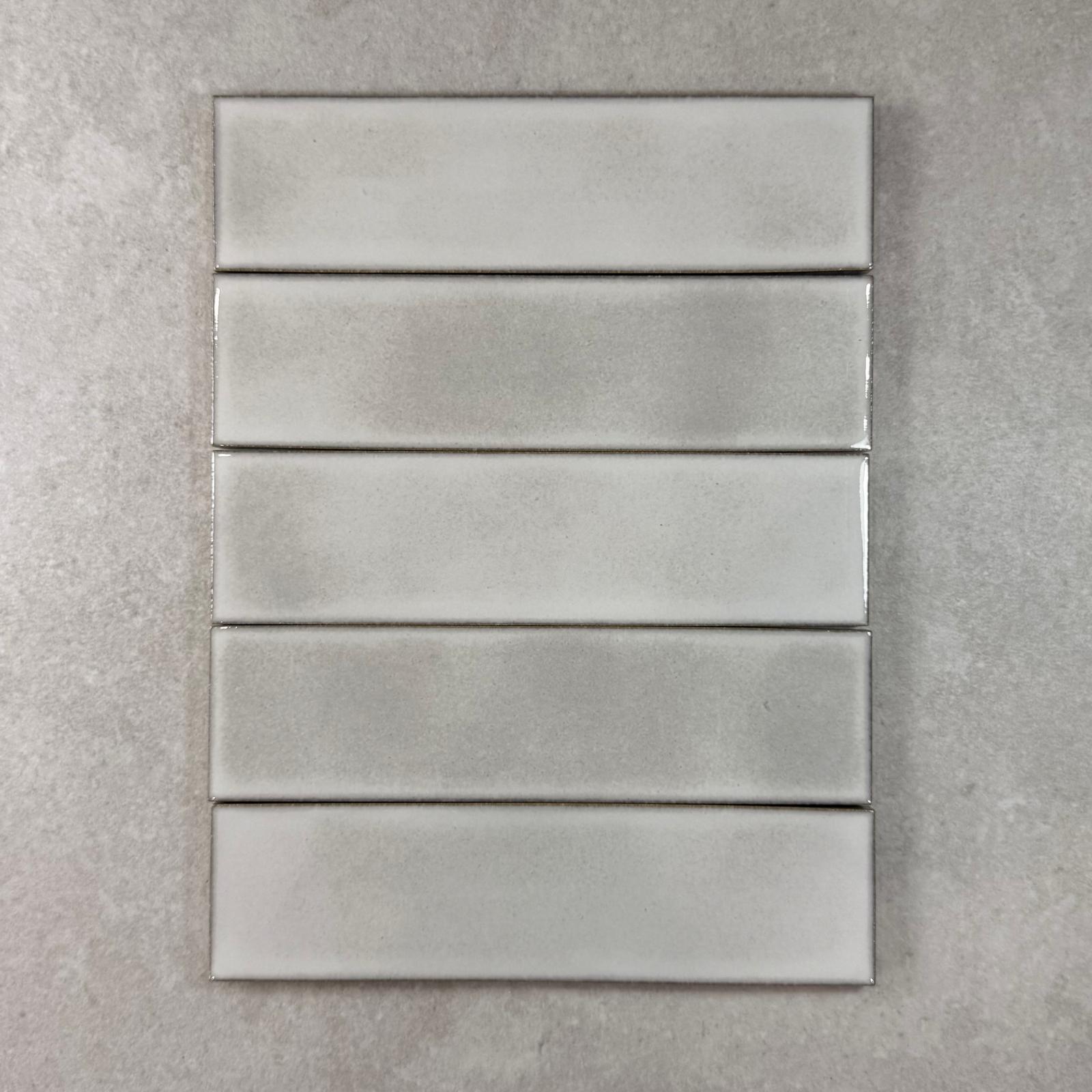 Mars Silk White Gloss Glazed Japanese Porcelain Subway Tile 2854