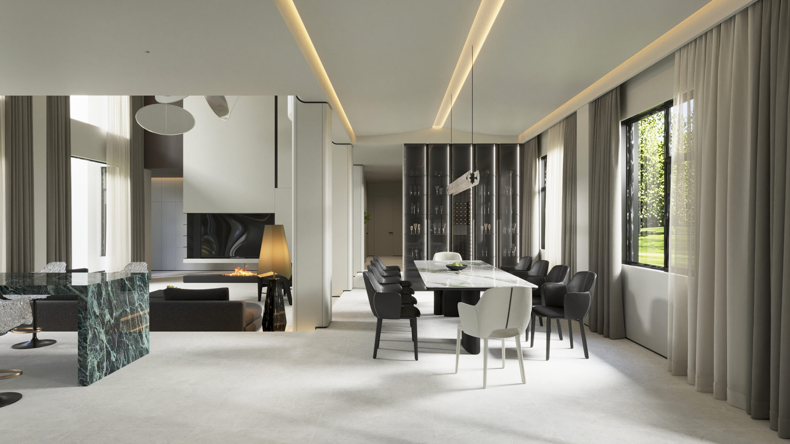 Tara White Marble Look Matt Rectified Porcelain Tile 2934