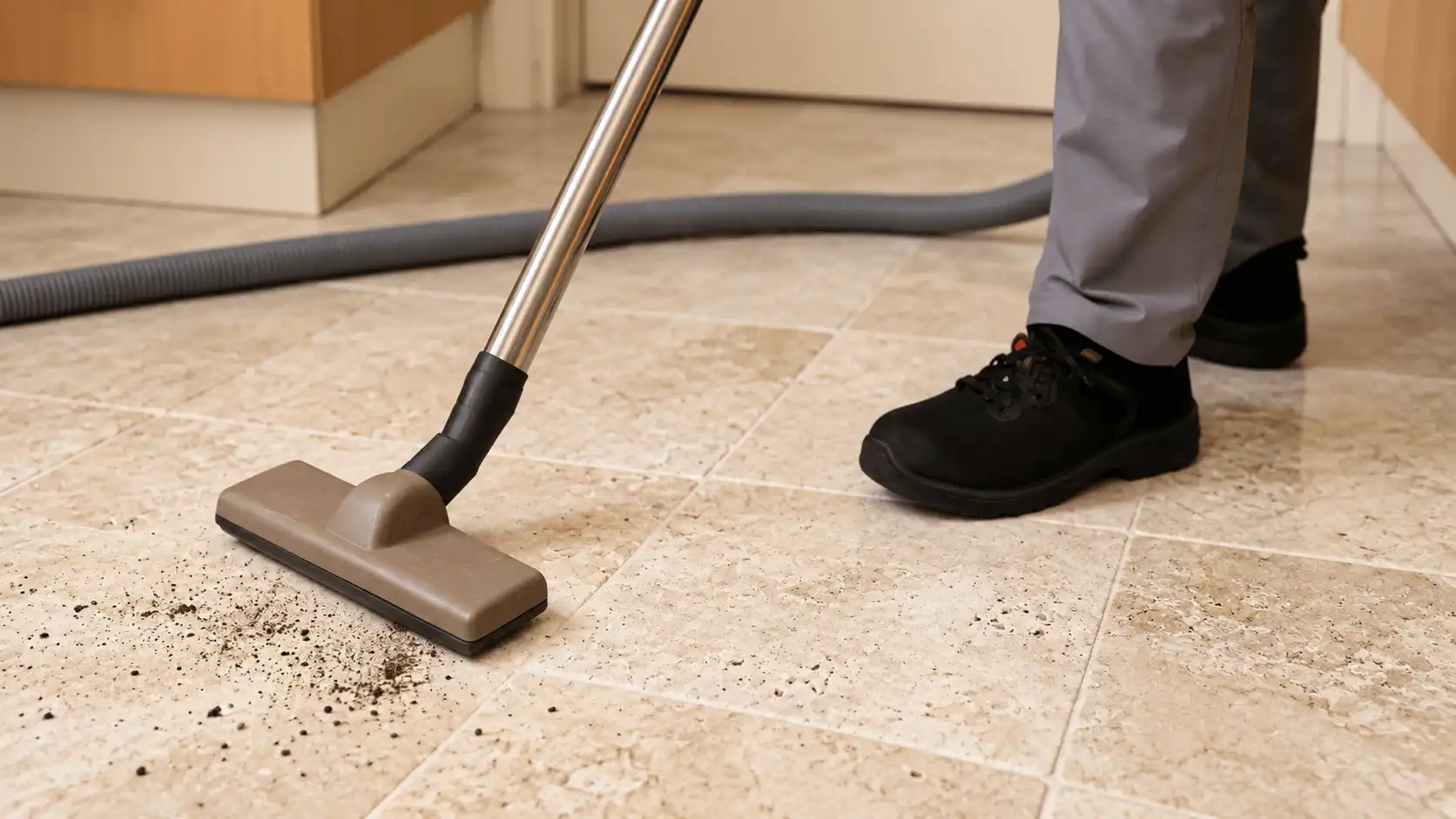 Sweep Or Vacuum Loose Dirt