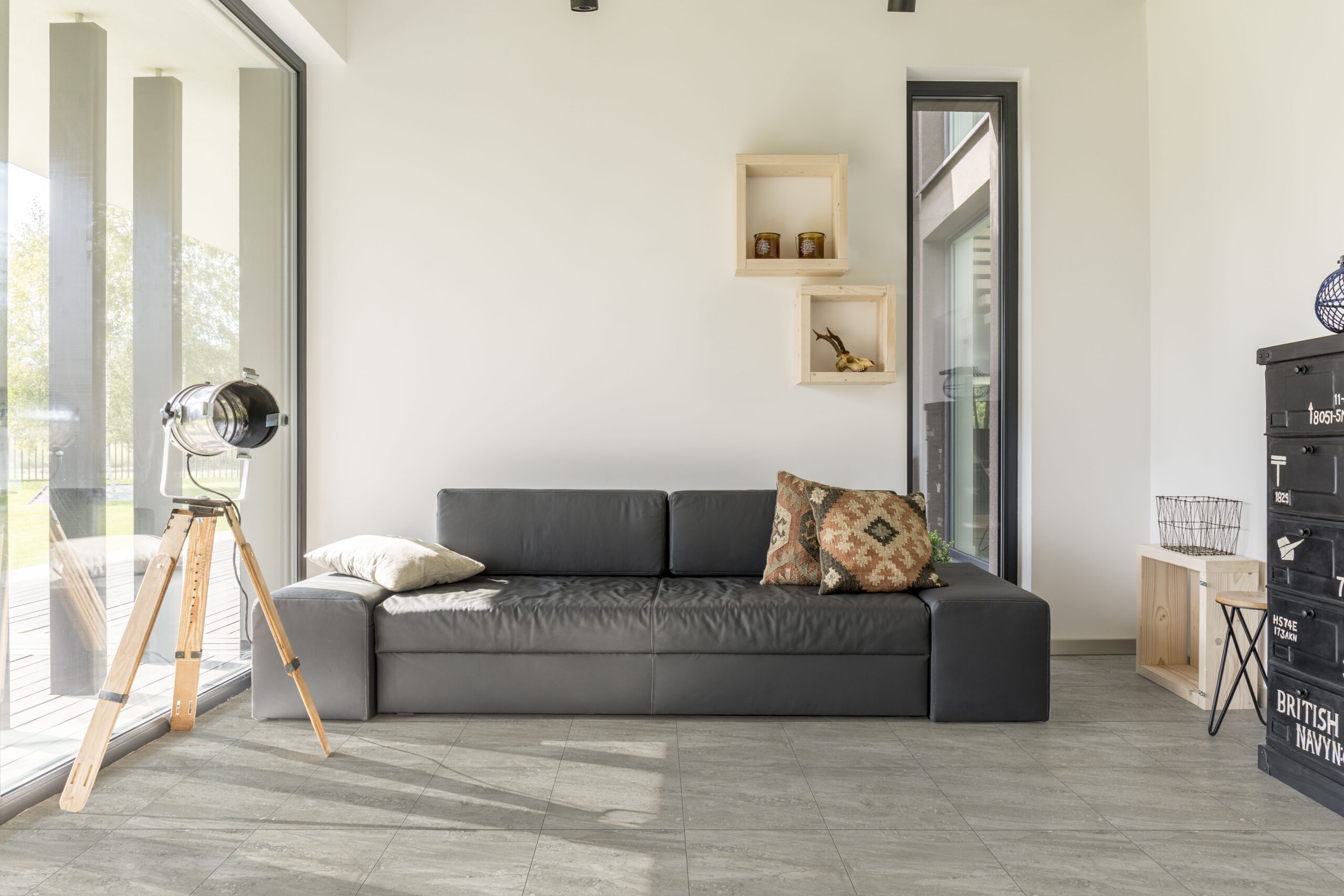 Hampton Grey In/Out Rectified Porcelain Tile 37080