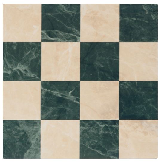Florencia Beige & Green Chess Matt Spanish Non-Rectified Porcelain Tile 0340