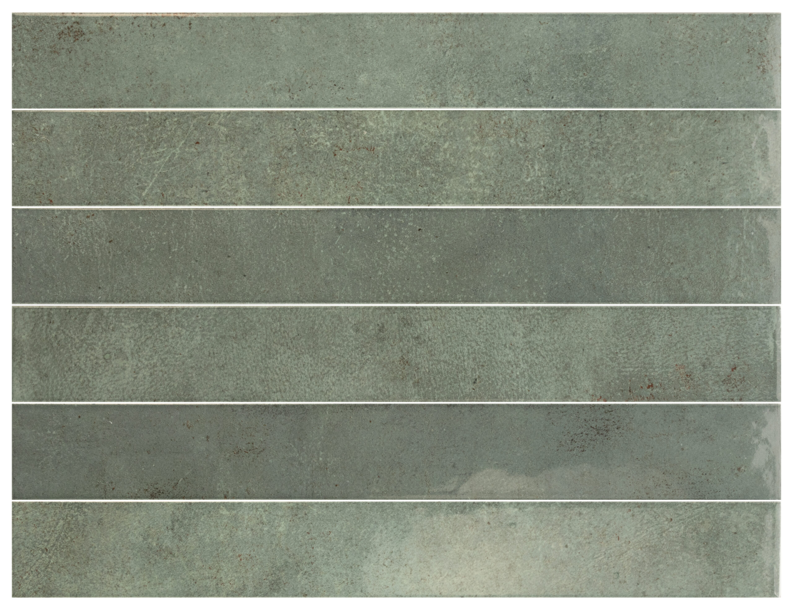 Verticale Oakmoss Green Glossy Spanish Porcelain Subway Tile 0393