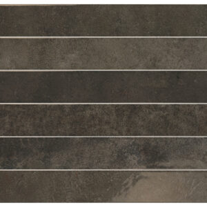 Verticale Soot Black Glossy Spanish Porcelain Subway Tile 0394