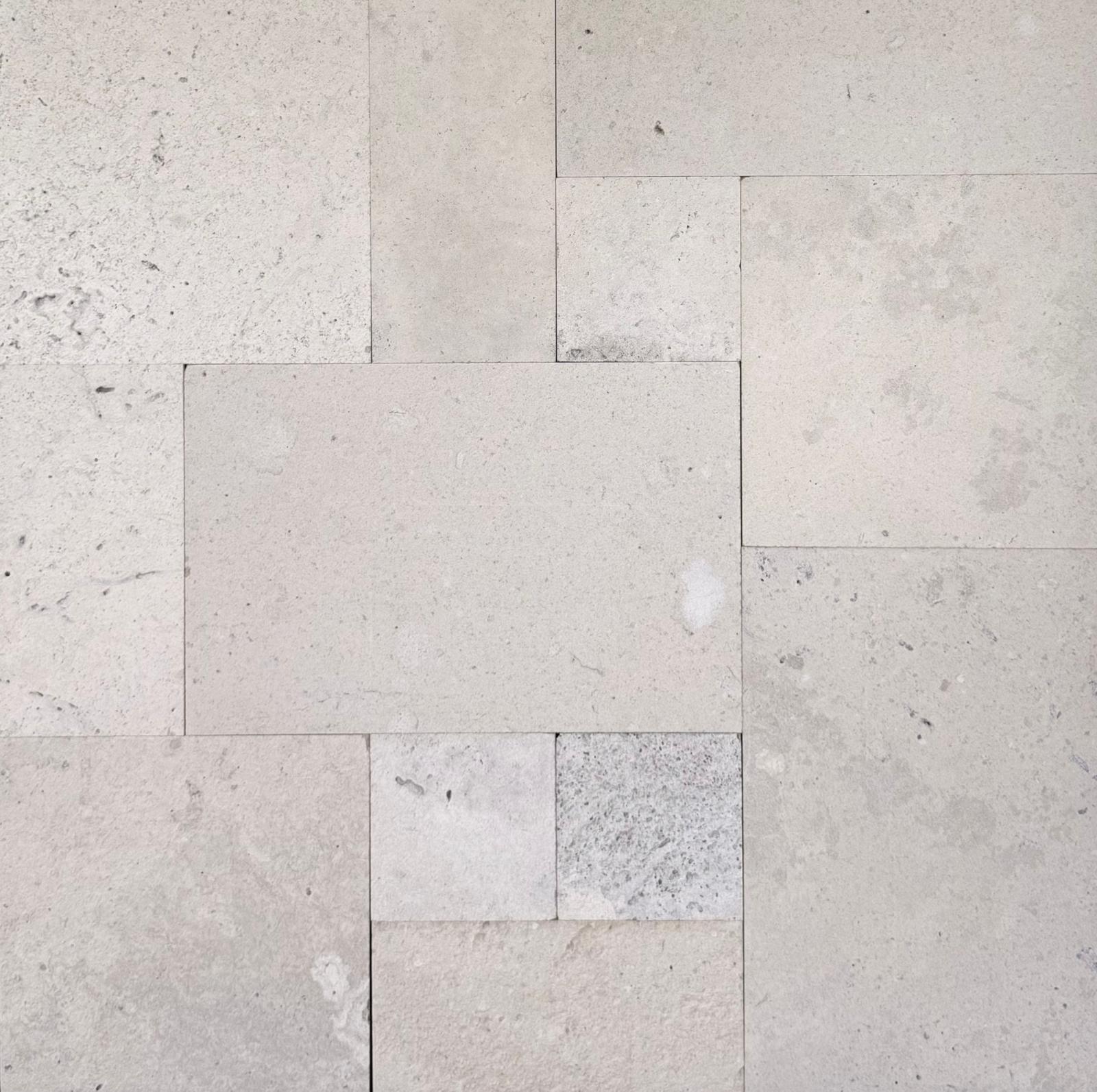 12mm French Pattern Amoria Sandblasted Travertine Tile 8938