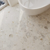 Elliot Ivory Terrazzo Look Matt Rectified Porcelain Tile 0418
