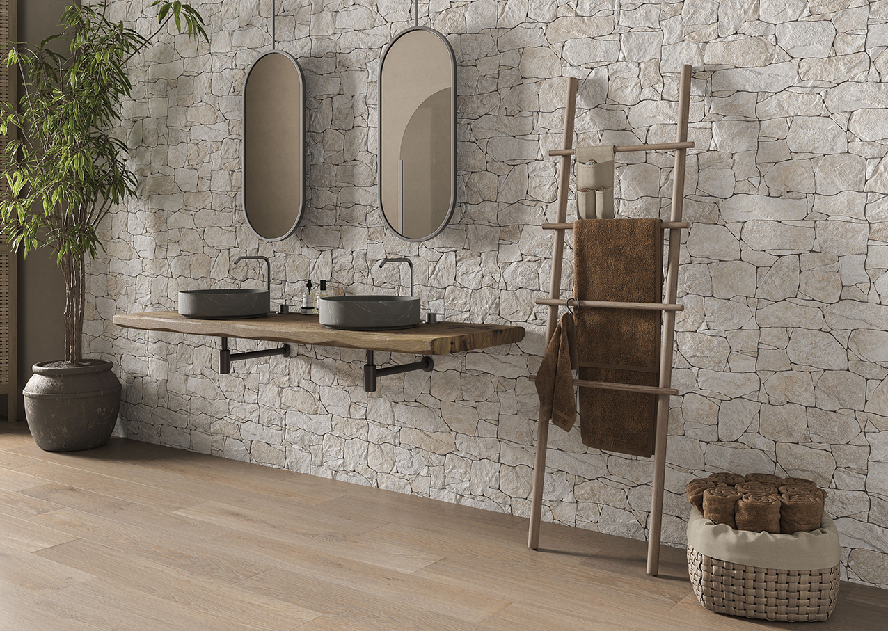 Gobi White Crazy Pave Look Matt Spanish Porcelain Tile 0351