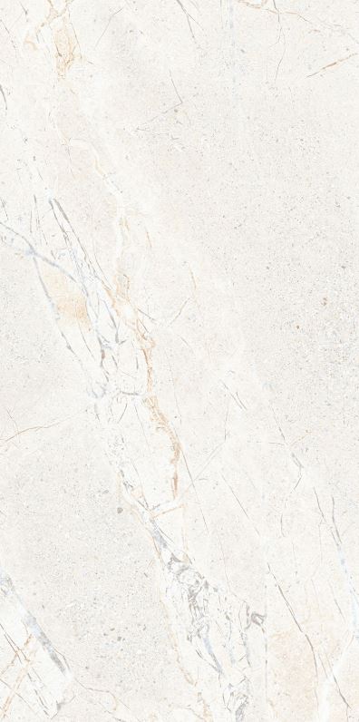 Crust White Stone Look Matt Finish Italian Rectified Porcelain Tile 0347
