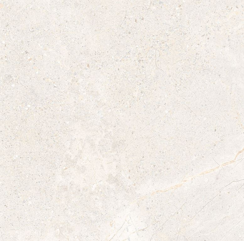 Crust White Stone Look Matt Finish Italian Rectified Porcelain Tile 0348