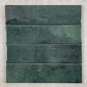 Urban Green Glossy Ceramic Wall Tile 2315
