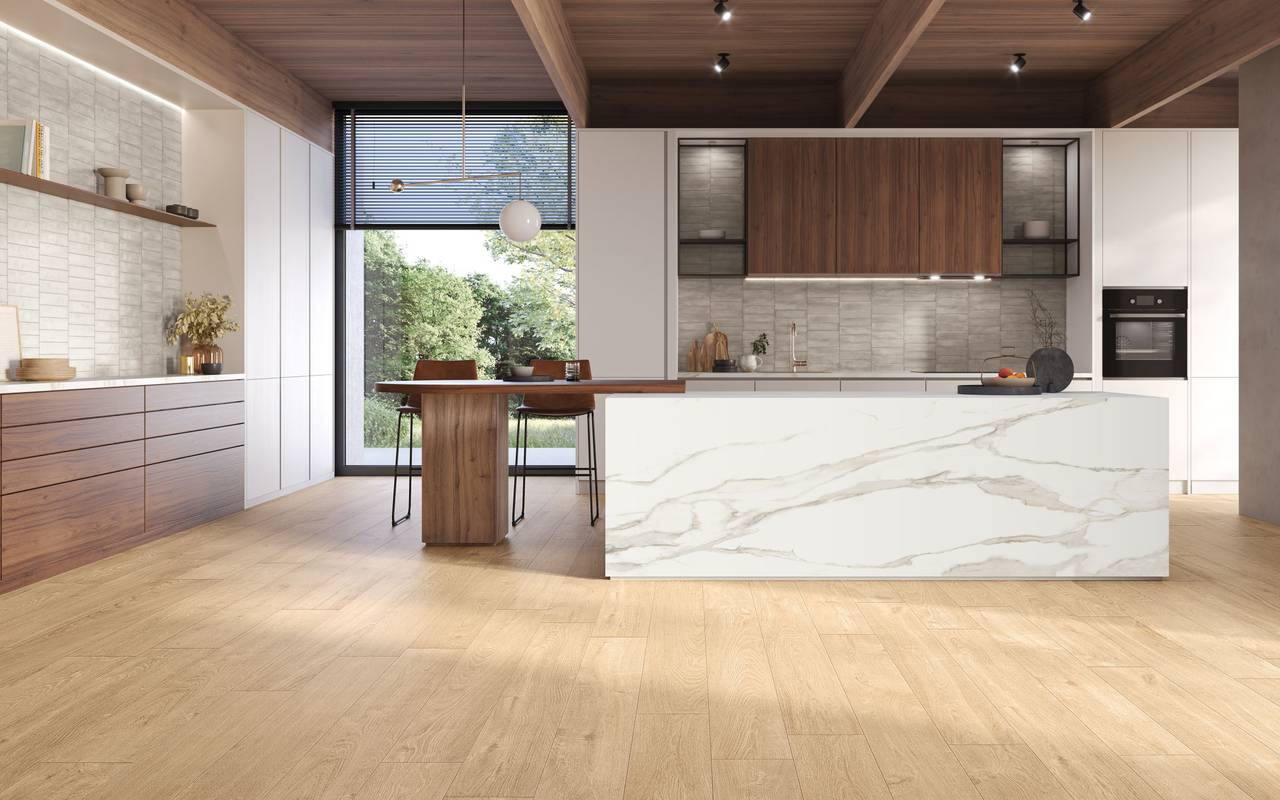Gracy Oak Timber Look Matt Italian Rectified Porcelain Tile 0361