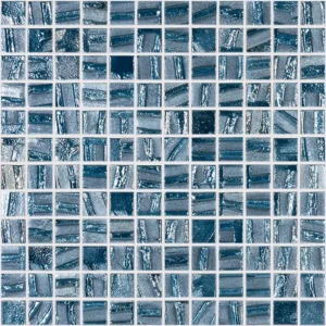 Moon Blue Pool Mosaic