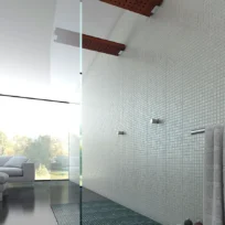 Moon White Spanish Polyurethane Cord Glass Pool-Mosaic 7826