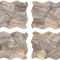 Deva Grey Crazy Crazy Pave Look Matt Spanish Porcelain Tile 0518