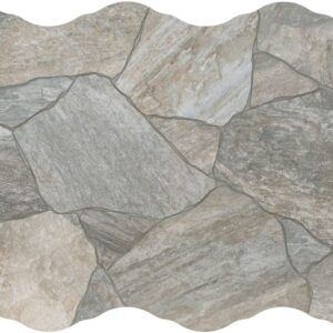 Deva Grey Crazy Pave Look Porcelain Tile
