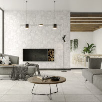 Deva White Crazy Crazy Pave Look Matt Spanish Porcelain Tile 0517