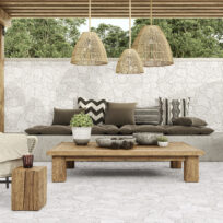 Deva White Crazy Crazy Pave Look Matt Spanish Porcelain Tile 0517