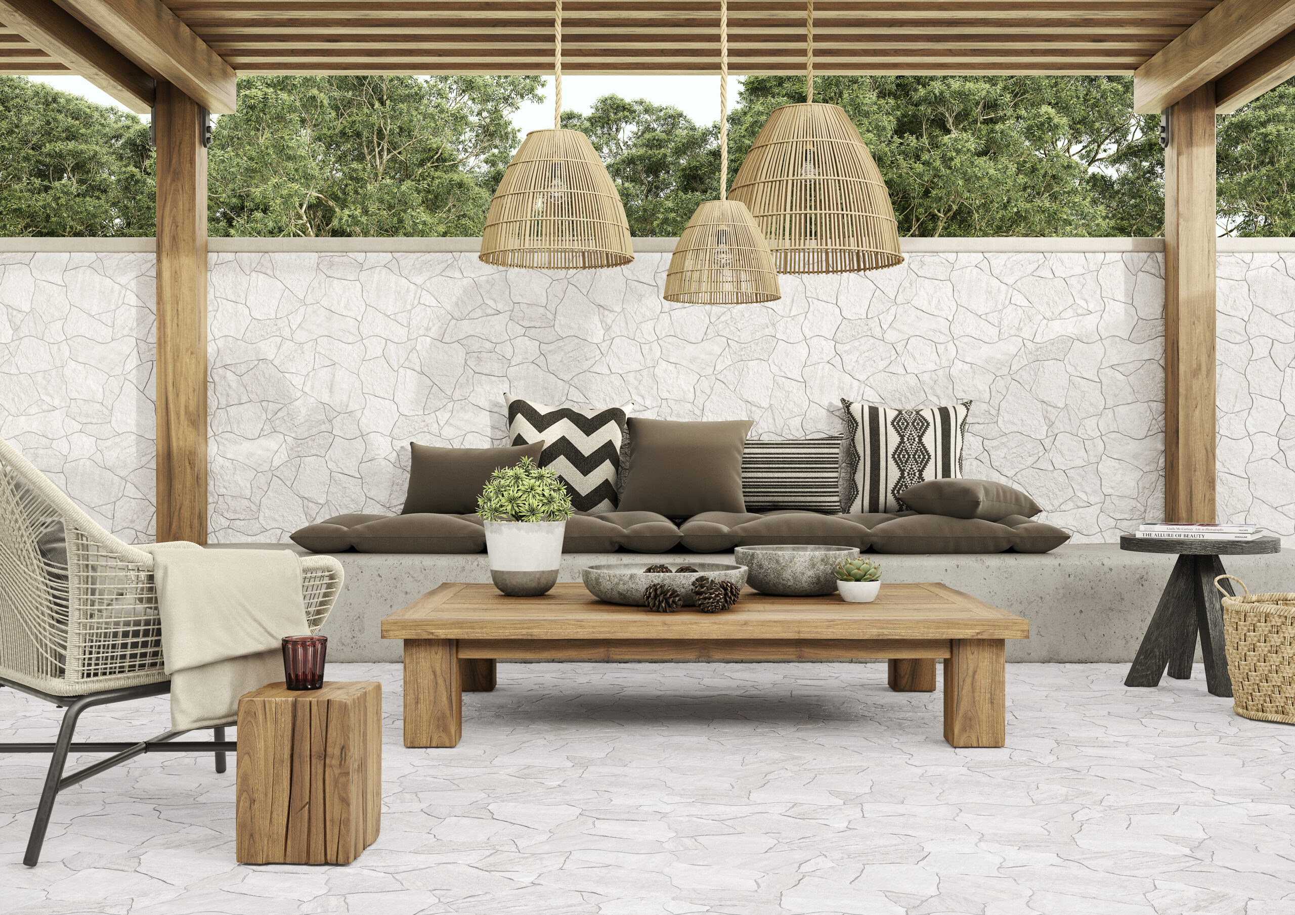 Deva White Crazy Crazy Pave Look Matt Spanish Porcelain Tile 0517