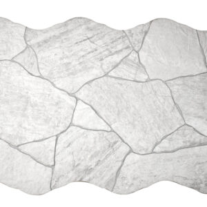 Deva White Crazy Pave Look Porcelain Tile