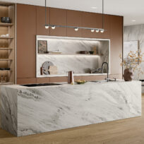 Graniti Sequoia White Matt Italian Rectified Porcelain Slab 0480