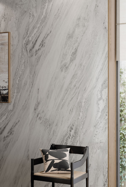 Graniti Sequoia White Matt Italian Rectified Porcelain Slab 0480