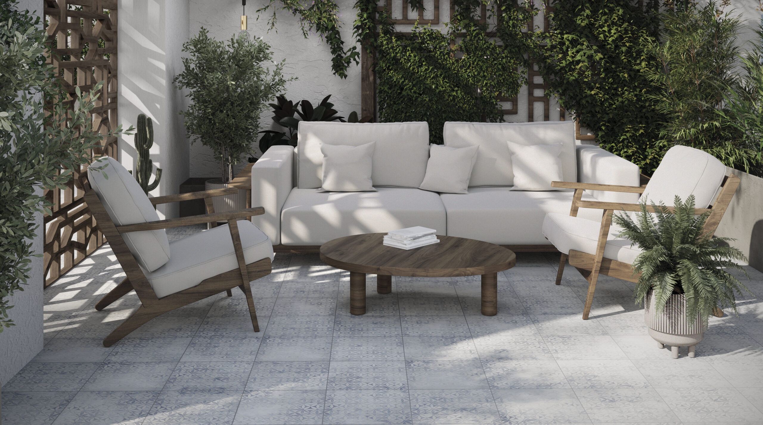Java Blue Decor Spanish Porcelain Tile 0525