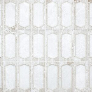 Saami Deco White Porcelain Wall Tile