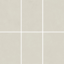 Soft Light Grey Brushed Cement Look Italian Rectified Porcelain Tile 0514