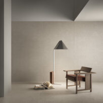 Soft Sand Brushed Cement Look Italian Rectified Porcelain Tile 0513