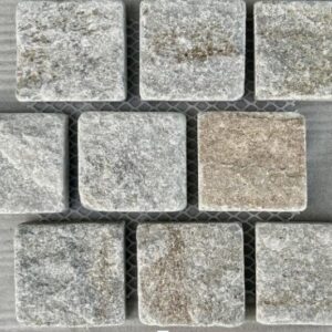 Golden Star Cobble Stone Quartz Split Surface 0600