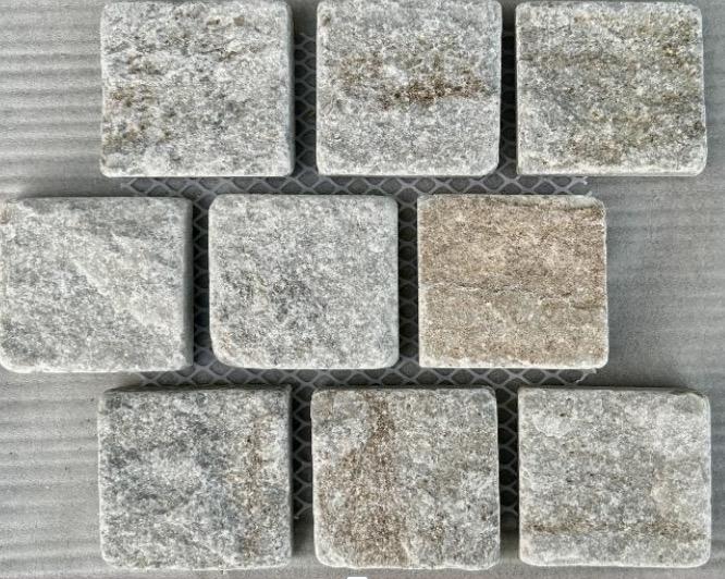 Golden Star Cobble Stone Quartz Split Surface 0600