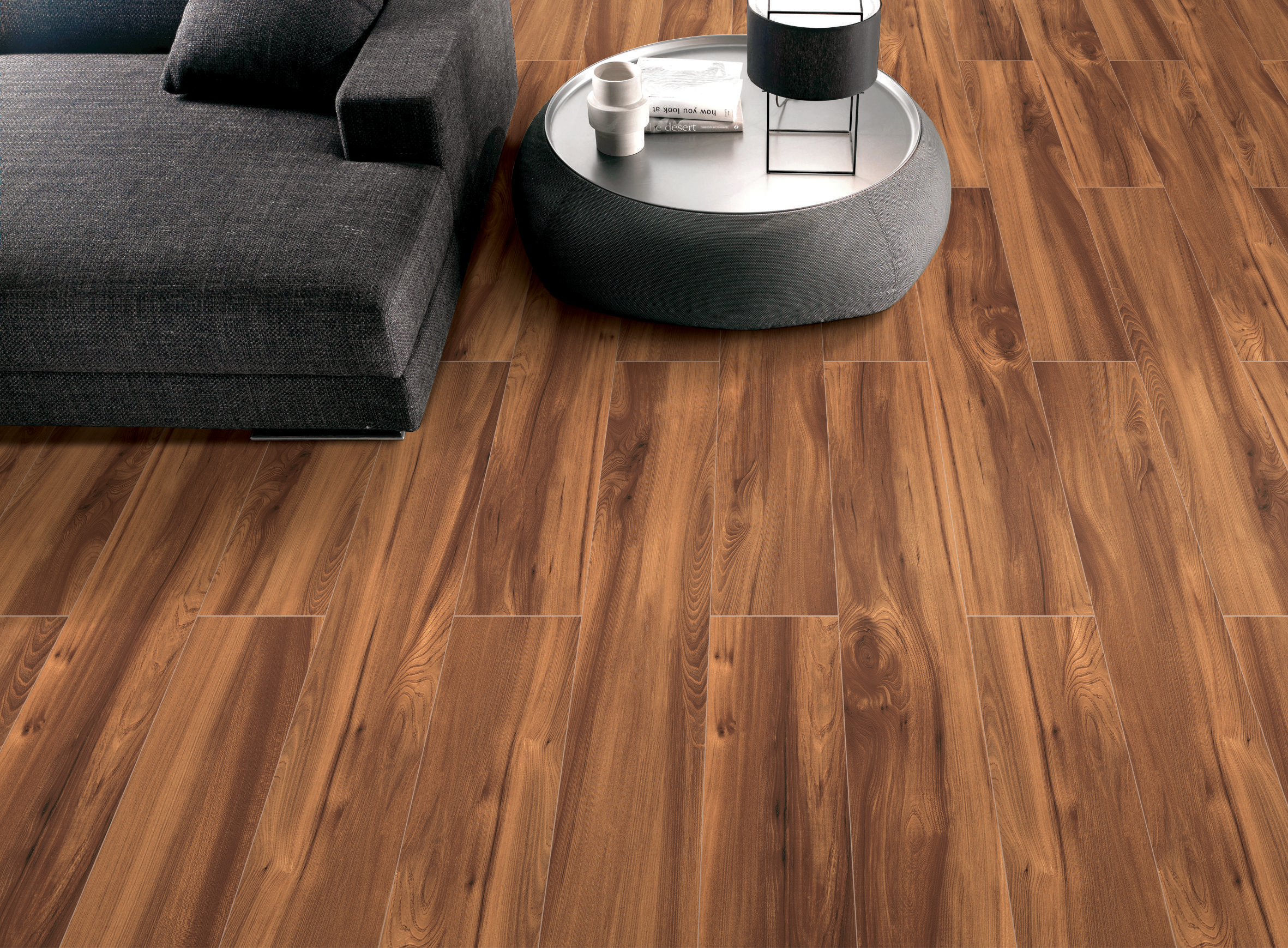 Wood Strips Cedar Red Timber Look Matt /Less Stressed Rectified Porcelain Tile 4390-0