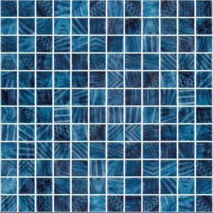 Deep Sea Blue Pool Mosaic