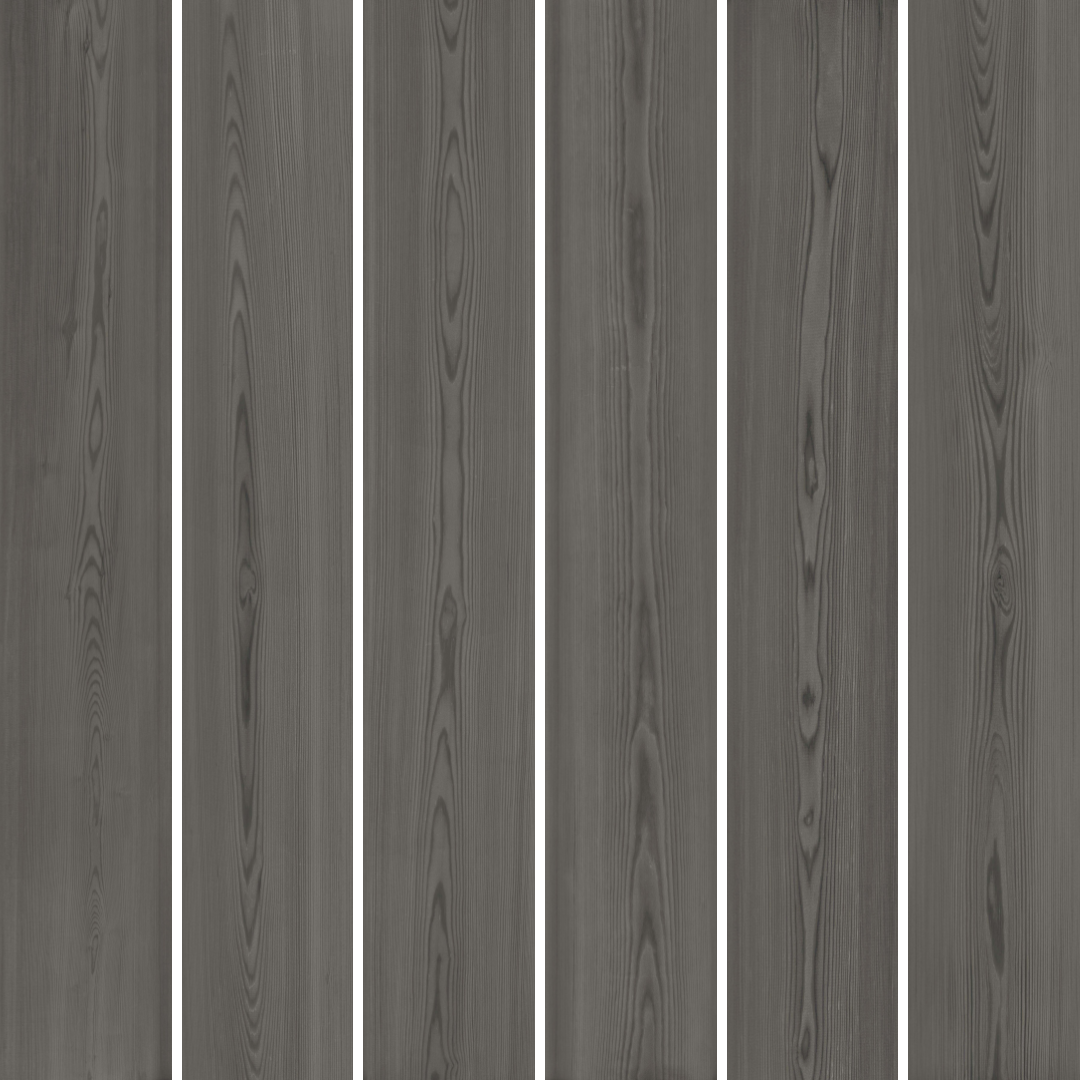 Essence Black Timber Look Matt Italian Rectified Porcelain Tile 0437