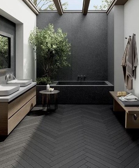 Lavica Anthracite Matt Italian Rectified Porcelain Tile 2831